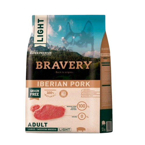 Bravery Light Adulto Cerdo Ibérico